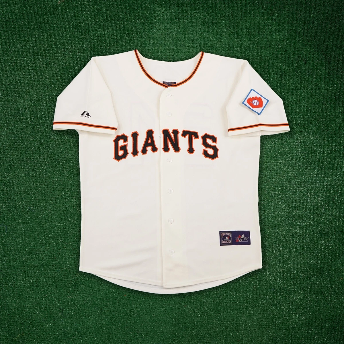 Majestic San Francisco Giants Toddler Cream Official Cool Base Jersey