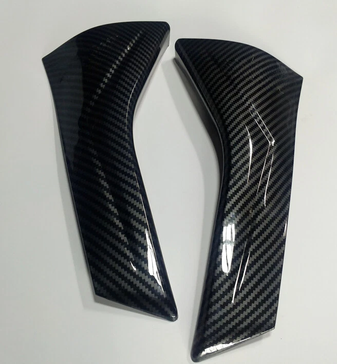 Borde de protección de tira de ventana trasera de fibra de carbono para Subaru XV Crosstrek 2012-2017 Foto 4 de 4