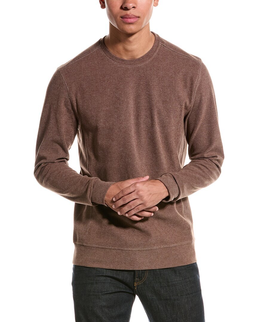 Weatherproof Vintage Brushed Corded Sweater Mens Purple S