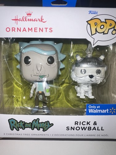 Funko Pop Ornament Lot Marvel Christmas Groot Boba Fett Optimus Rick Snowball - Picture 3 of 5