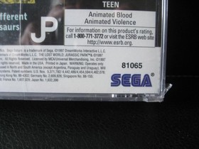 The Lost World Jurassic Park Sega Saturn Game 1997 New Sealed In Package