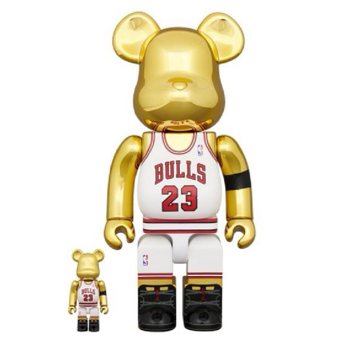 MEDICOM TOY - BE@RBRICK Michael Jordan USA 100％ 400％ MEDICOM TOY BEARBRICK Michael Jordan 100% 400% Bearbrick