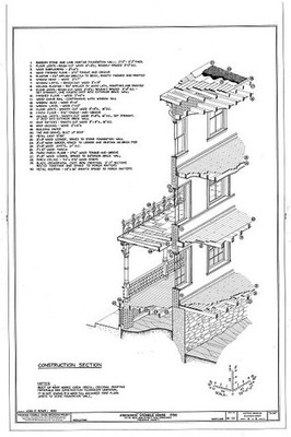 Frederick Stemble House,113-115 West Main Street,Middletown,Maryland,MD,HABS,5
