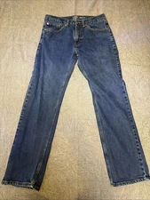 Signature by Levi Strauss Gold Jeans Mens 34x32 Blue Regular Dark Wash