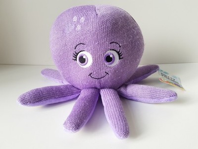 Knitty Friends Krake Octopus Plüschtier Stofftier Kuscheltier