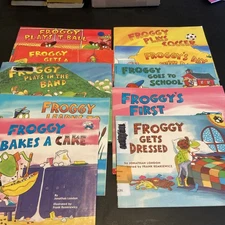 Froggy By Jonathan London Lot Of 10 HCs & Paperbacks Acc-VG Condition