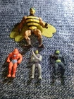 VINTAGE 1984 Lot Of 3 MOTU Eraser Figures Skeletor Beast Trap jaw Lot W/bonuses