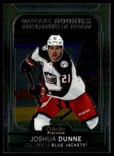 2021-22 O-Pee-Chee Platinum Marquee Rookies Joshua Dunne Rookie Columbus Blue