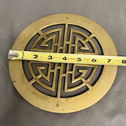 VTG Gump’s 1960s Asian Brass Teapot Footed Trivet 7.5” - Picture 8 of 9