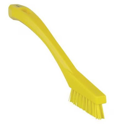 Vikan 44016 1/2 In W Detail Brush, Stiff, 5 1/2 In L Handle, 2 In L Brush,
