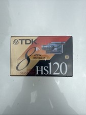 4 TDK HS120 8mm Video Cassette Camcorder Tapes High Standard Sealed