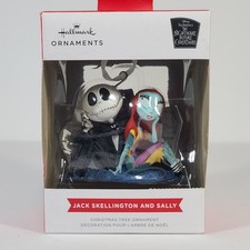 Hallmark Disney Nightmare Before Christmas Jack Skellington Sally Tree Ornament