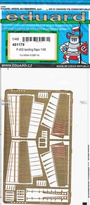 EDU481179 1:48 Eduard PE - P-400 Airacobra Landing Flaps (ARM kit)