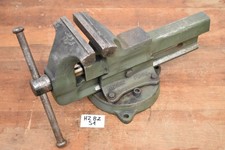 Heuer Front 125 Record 135 Schraubstock drehbar Werkbank Peddinghaus Bundeswehr