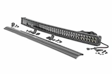 Rough Country 40" Curved Cree LED Light Bar Dual 36000 Lumens Black Series w/DRL