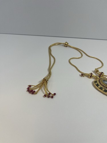 MAGNIFICENT ELIZABETH TAYLOR SHAH JEHAN NECKLACE AVON COLLECTION "MUST SEE" - Picture 5 of 7