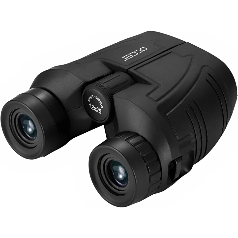 12x25 Compact Binoculars for Adults and , Large Eyepiece Waterproof Binocular... - Image 2 of 4