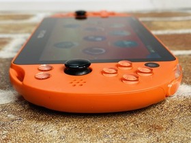 PS Vita PCH 2000 ZA24 NEON ORANGE SONY PlayStation Japan Charger 8GB Ex DDP