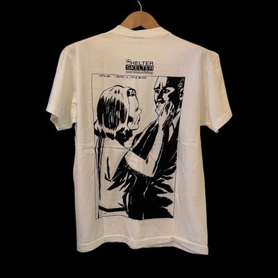 Vintage Sonic Youth Goo 90s Band Grunge Concert White Sz Large T