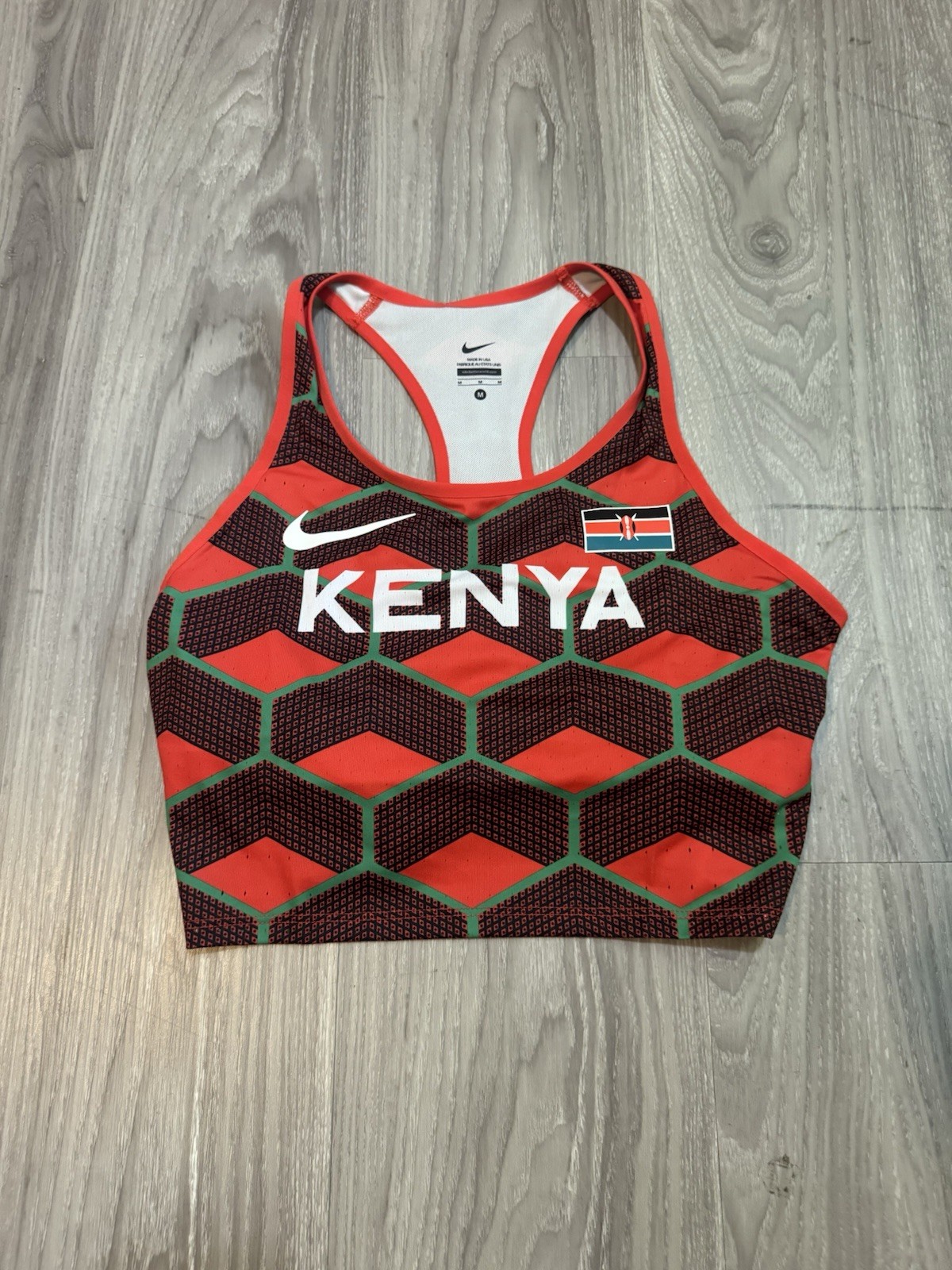 Nike Pro Elite Kenya Bra Top Track & Field Made In USA CI8215-XXX Women’s Medium