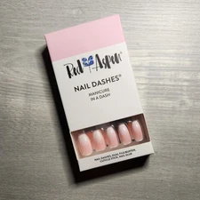 Press On Nails HBD, Red Aspen Fall Winter Holiday Christmas Dashes Red Aspen