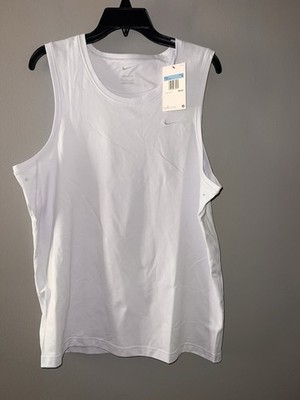 Nike Primary Dri-FIT Versatile Tank Football Grey Men's Size Medium 658