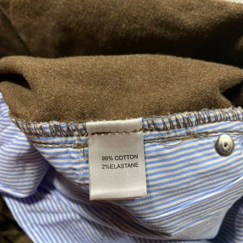 Peter Millar Pants Mens 35 Brown Stretch Flannel Five Pocket Straight Leg Preppy - Picture 5 of 11