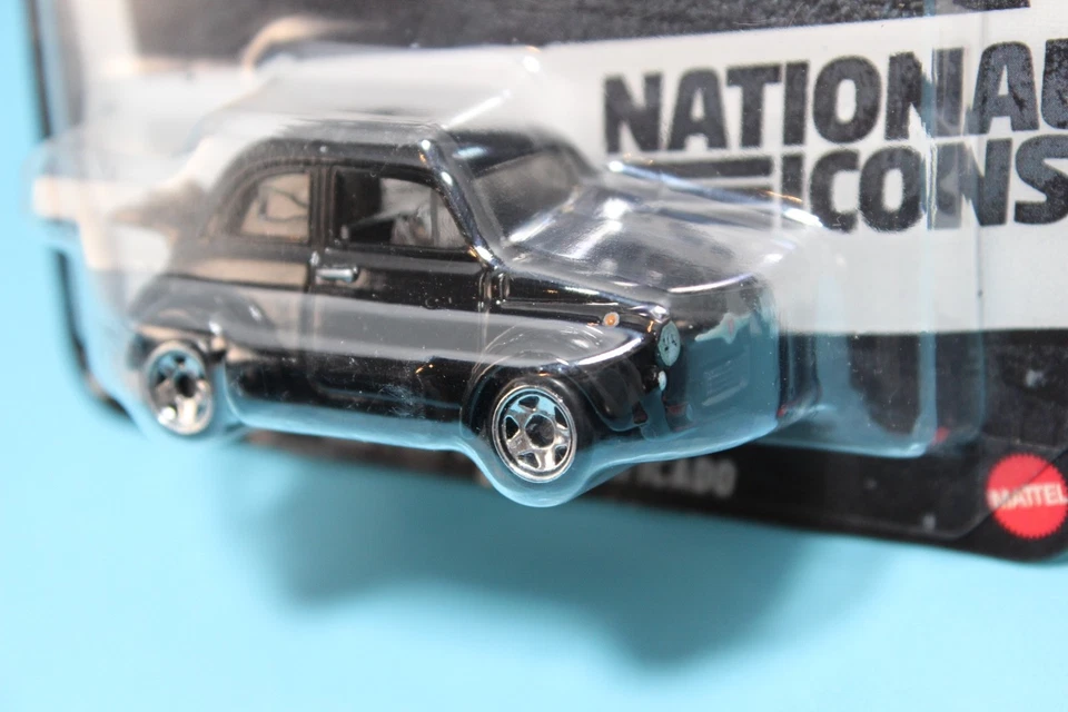 Fiat 500D 2022 Hot Wheels Silver Series ’60 modificado negro diecast Foto 4 de 4