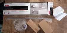 3-Piece Bath Hardware Set with 24 in. Towel Bar, Toilet Paper Holder, Towel Ring