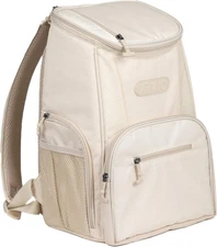 RTIC 15 Can Lightweight Backpack Insulated Cooler with Pockets, Sand