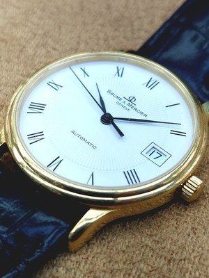 Authentic 18K Gold Baume & Mercier Classima  Automatic Dress Watch