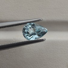 1.38 Ct AAA Natural AQUAMARINE Pear Cut Shape, Loose Aquamarine Gemstone,