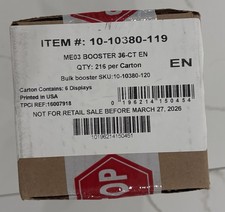 POKEMON MEGA EVOLUTION PERFECT ORDER BOOSTER BOX CASE OF 6 BOXES ..