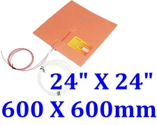 24" X 24" 600 X 600mm 2000W w/ 3M w NTC100K Thermister JSRGO CEUL Heater