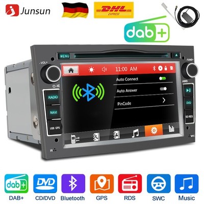2 DIN Autoradio DAB+ CD DVD GPS Navi Opel Corsa D Astra H Tigra Corsa C Signum