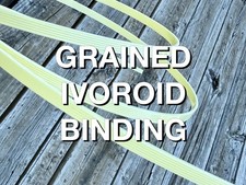 Grained Ivoroid Binding Strips - Celluloid - Ships from USA - Buy 4, Get 2 FREE 