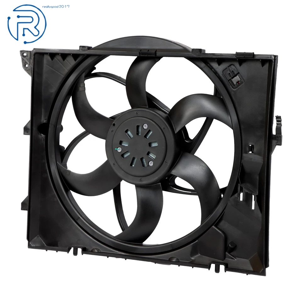 Fit For BMW 328i 2006 325i 330i 2007-2013 Electric Radiator Cooling Fan Assembly - Image 3 of 4