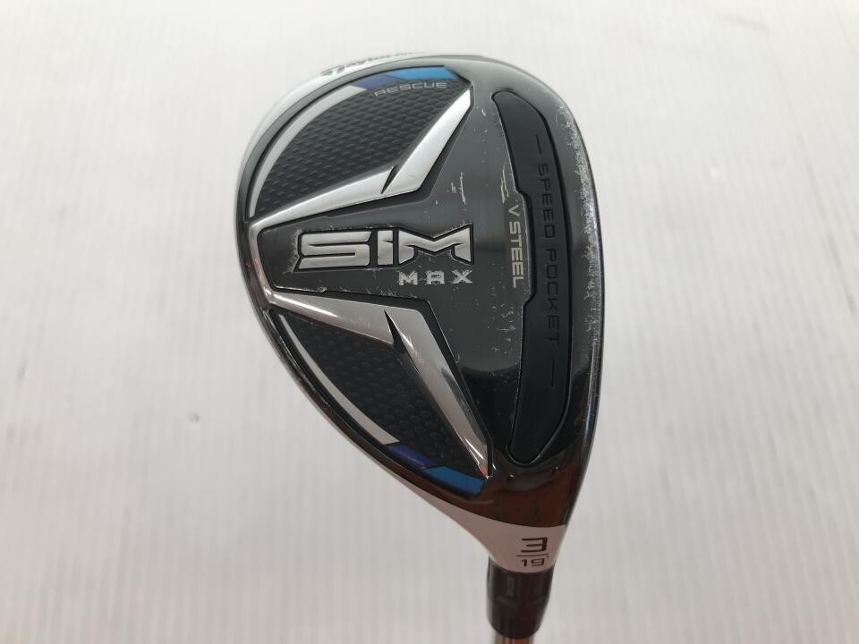 TaylorMade - ◎◎TaylorMade テーラーメイド SIM MAX 3UT 19° ユーティリティ KBS MAX S 85 TaylorMade SIM MAX Utility 19° SizeS Flex 40.0 inch KBS