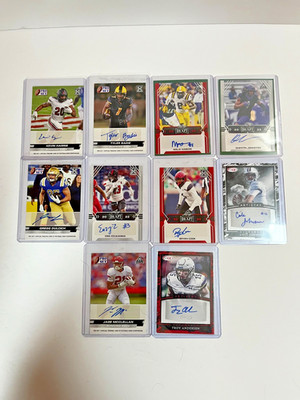 Pro Set Leaf/Sage Trading Cards 10 Autograph Rookie Cards Names Listed Below