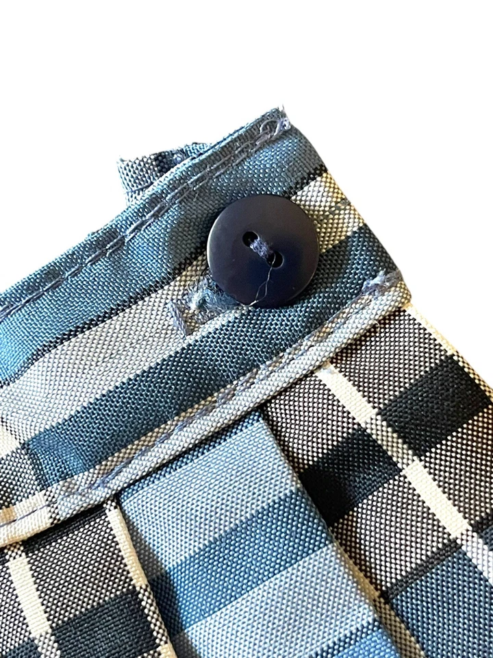 Dennis Uniforme Escolar Falda Plisada a Cuadros 1886B Juniors 13 J13 Azul Hecho en EE. UU. Foto 4 de 4