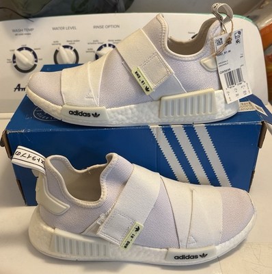 adidas NMD_R1 White Women Sneakers GW5699, Size 9 NO BOX - NEW