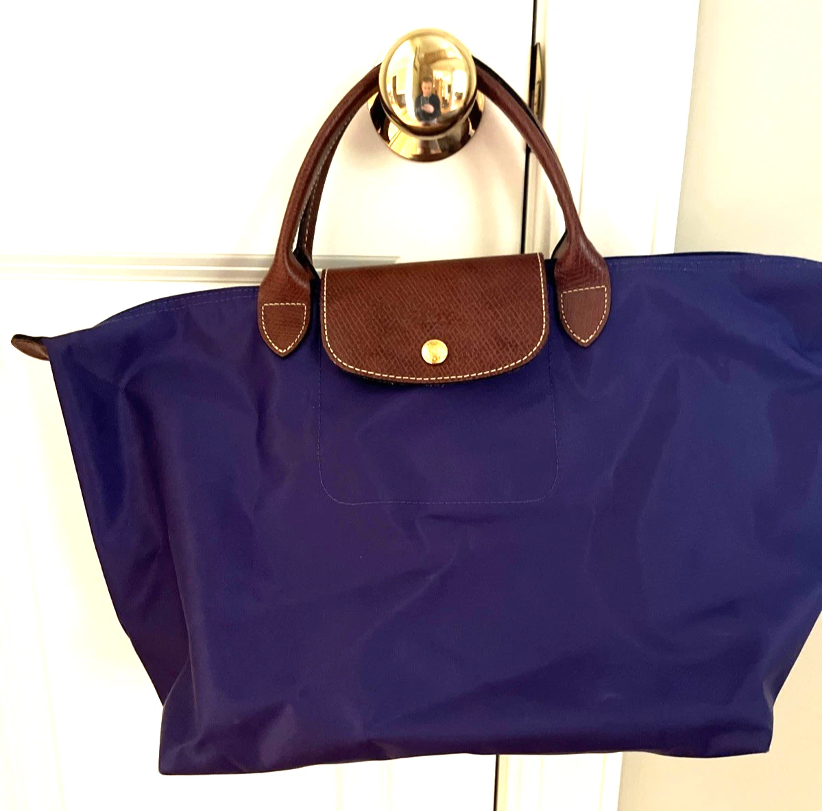 Purple Bags & Longchamp Le Pliage Handbags for Women for sale | eBay