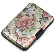 Credit Card Holder for Women, RFID Blocking, Aluminum Alloy Hard Case, Small ...