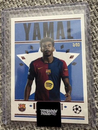 2025 Topps Total Football - Lamine Yamal Headline Act 2/50 - FC Barcelona