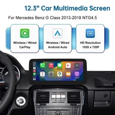 12.3" Wireless Android Auto Touch Screen CarPlay For Benz G Class W463 2013-2019