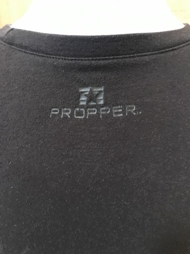 Propper Men’s Black Cotton Blend Crew Neck T-Shirt Size L - Picture 5 of 7