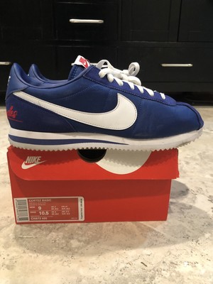 blue nike cortez los angeles
