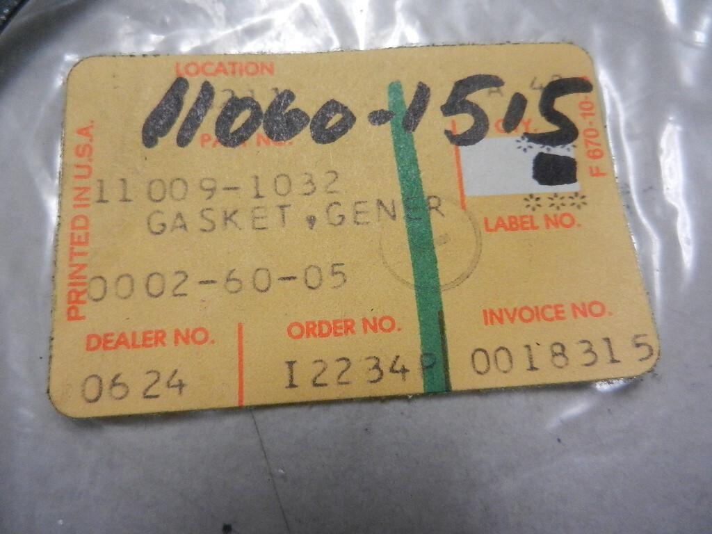 NOS Kawasaki Generator Cover Gasket 78-79 KZ400 80-83 KZ440 11009