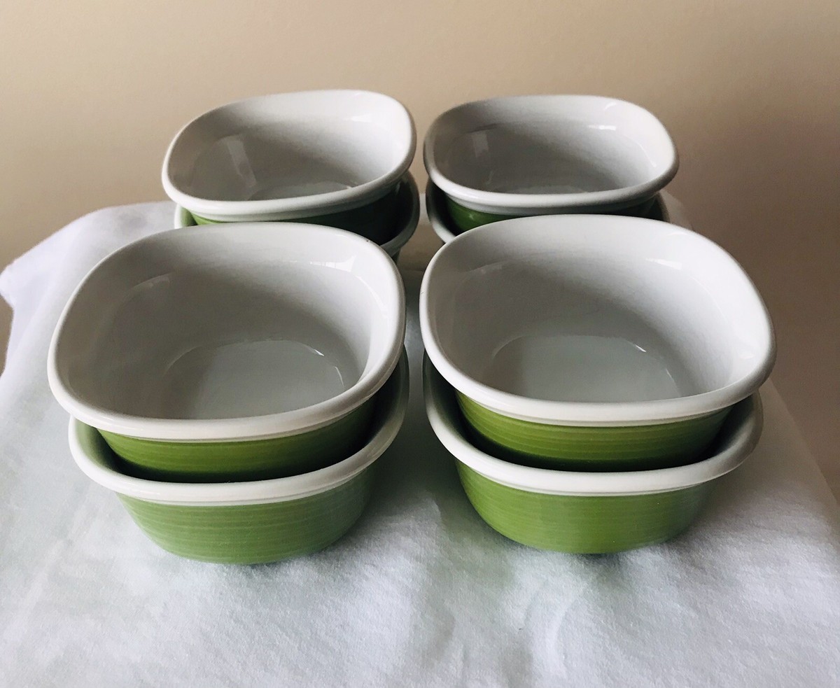 Corning Ware Etch Green Oz Bakeware Set Of