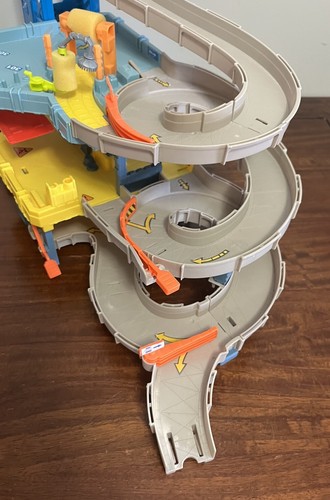 Matchbox Hot Wheels Playset 4Level Parking Garage Car Wash Elevator Toy 1990's - Picture 7 of 7